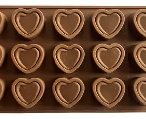 Forma De Silicone Para Bombom, Doces, Artesanato - Coração