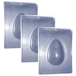 Forma Ovo De Páscoa 250g Especial Silicone 3 Partes- 3und